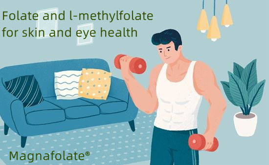 Φολικό και l-methylfolate για την υγεία του δέρματος και των ματιών